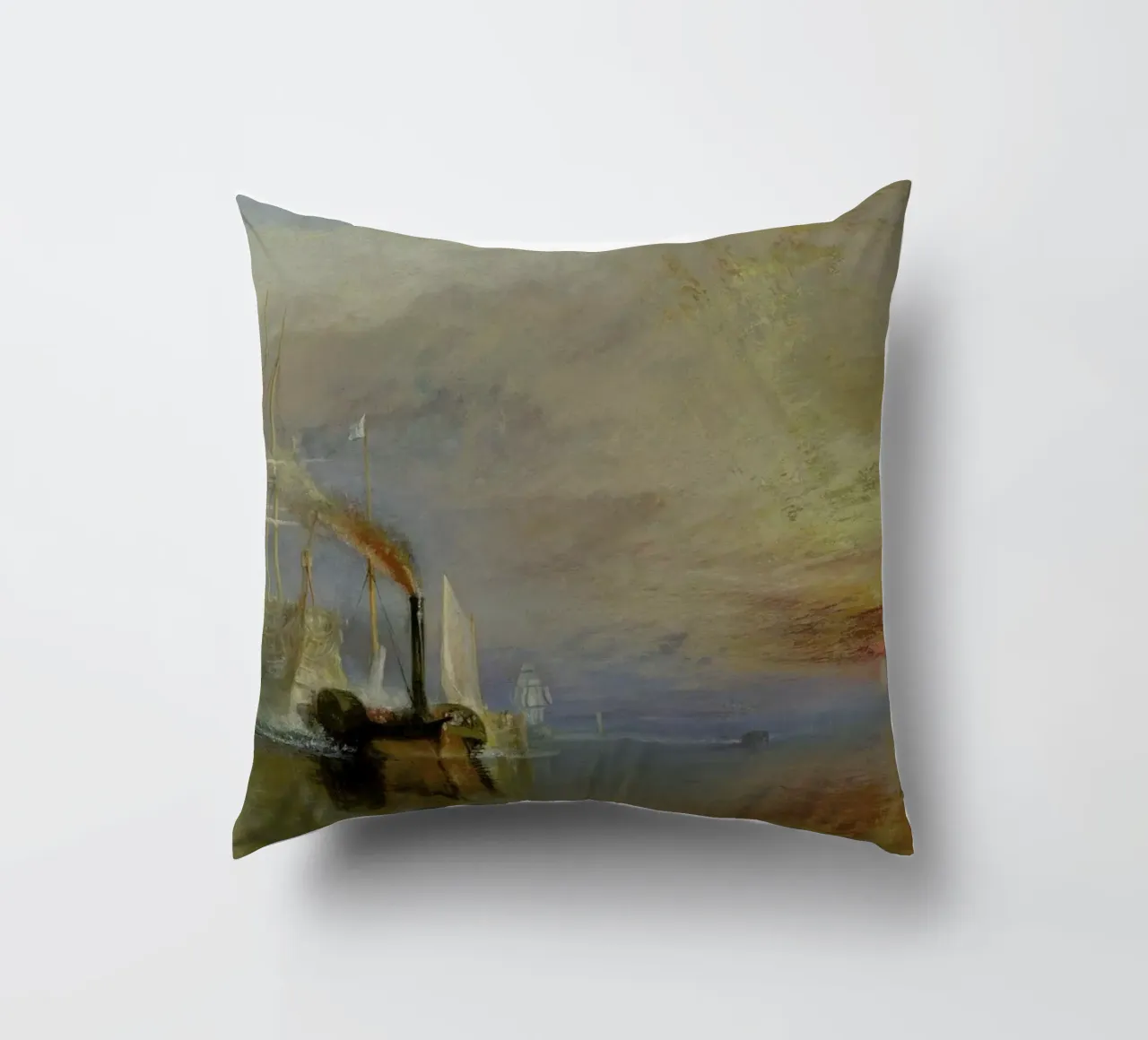Turner - The Fighting Temeraire cuscino da Vintage by JUNIQE