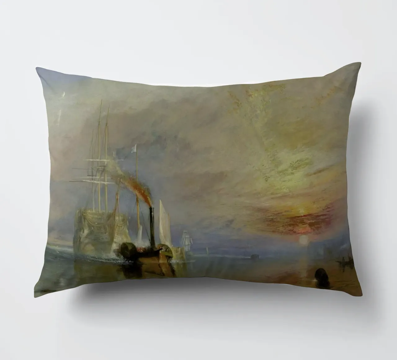 Turner - The Fighting Temeraire cuscino da Vintage by JUNIQE