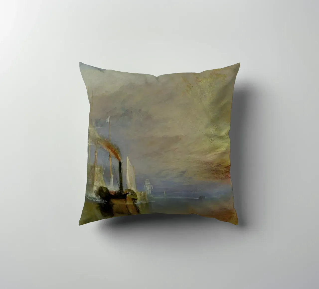 Turner - The Fighting Temeraire cuscino da Vintage by JUNIQE