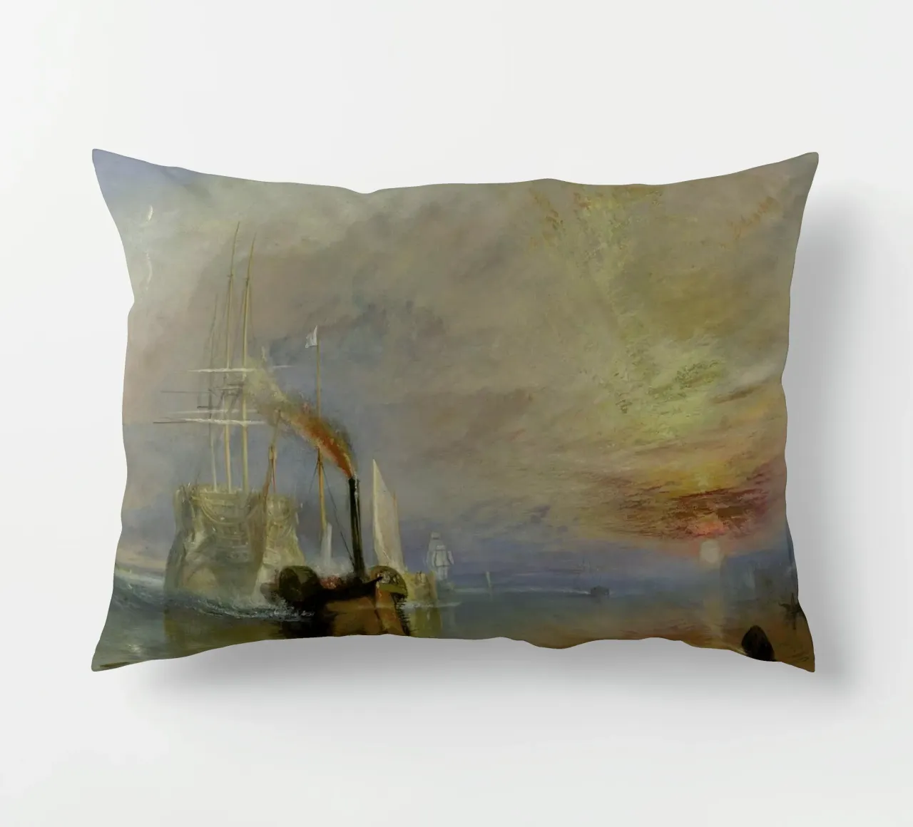 Turner - The Fighting Temeraire cuscino da Vintage by JUNIQE