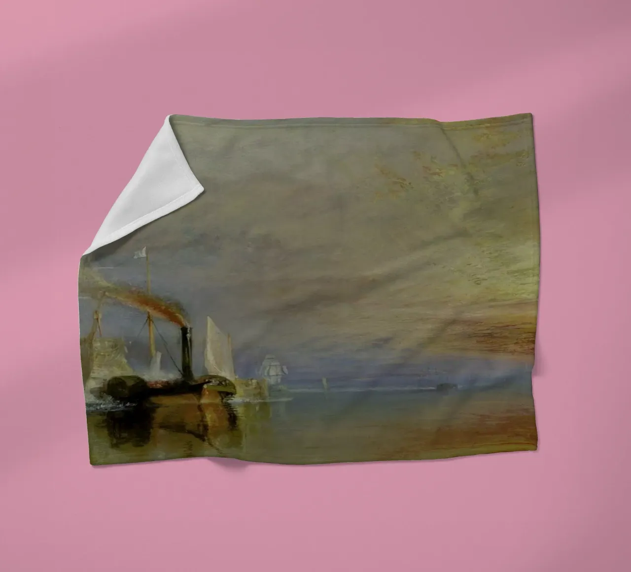 Turner - The Fighting Temeraire coperta in pile da Vintage by JUNIQE