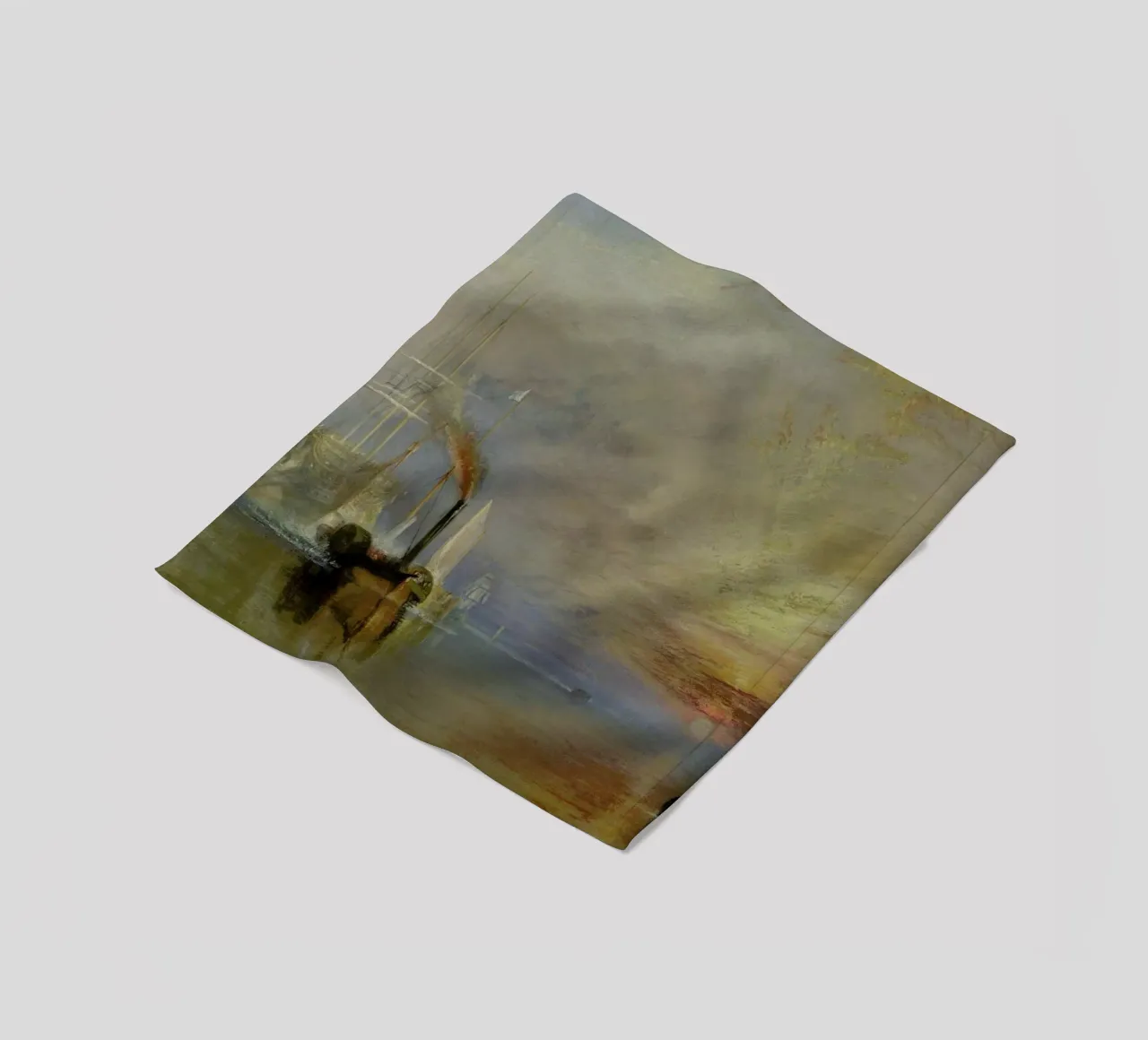 Turner - The Fighting Temeraire coperta in pile da Vintage by JUNIQE