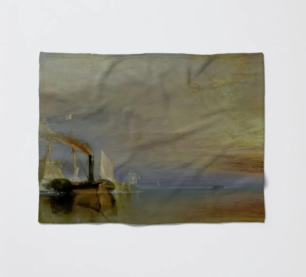 Turner - The Fighting Temeraire coperta in pile da Vintage by JUNIQE