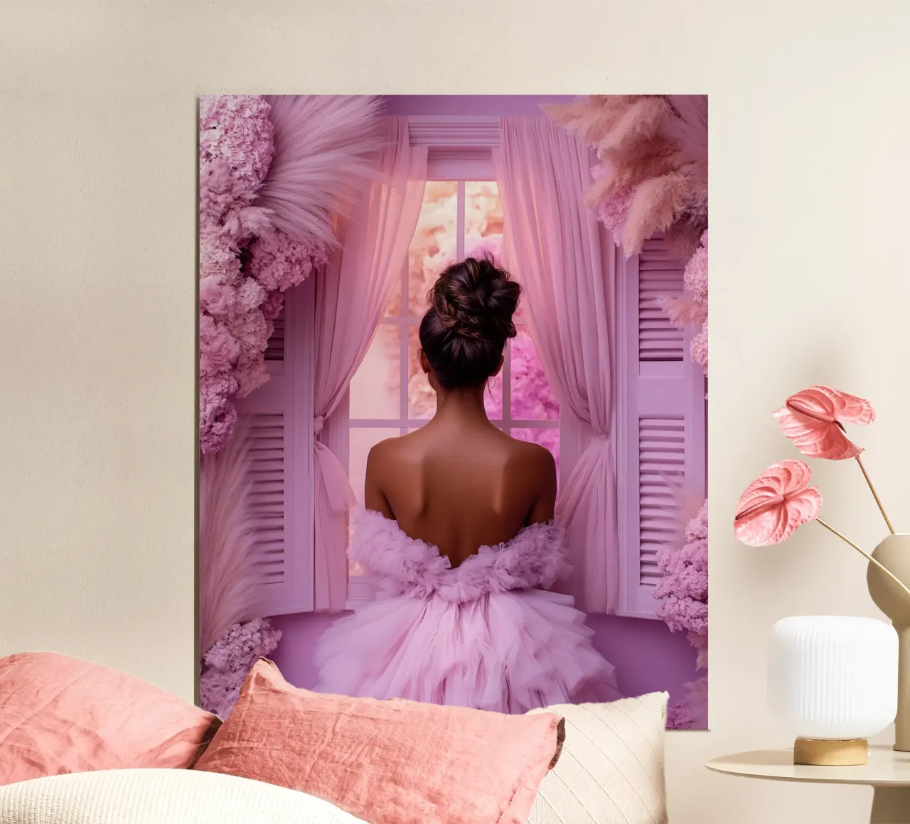 Reverie lilla poster da PhotoVibe Decor