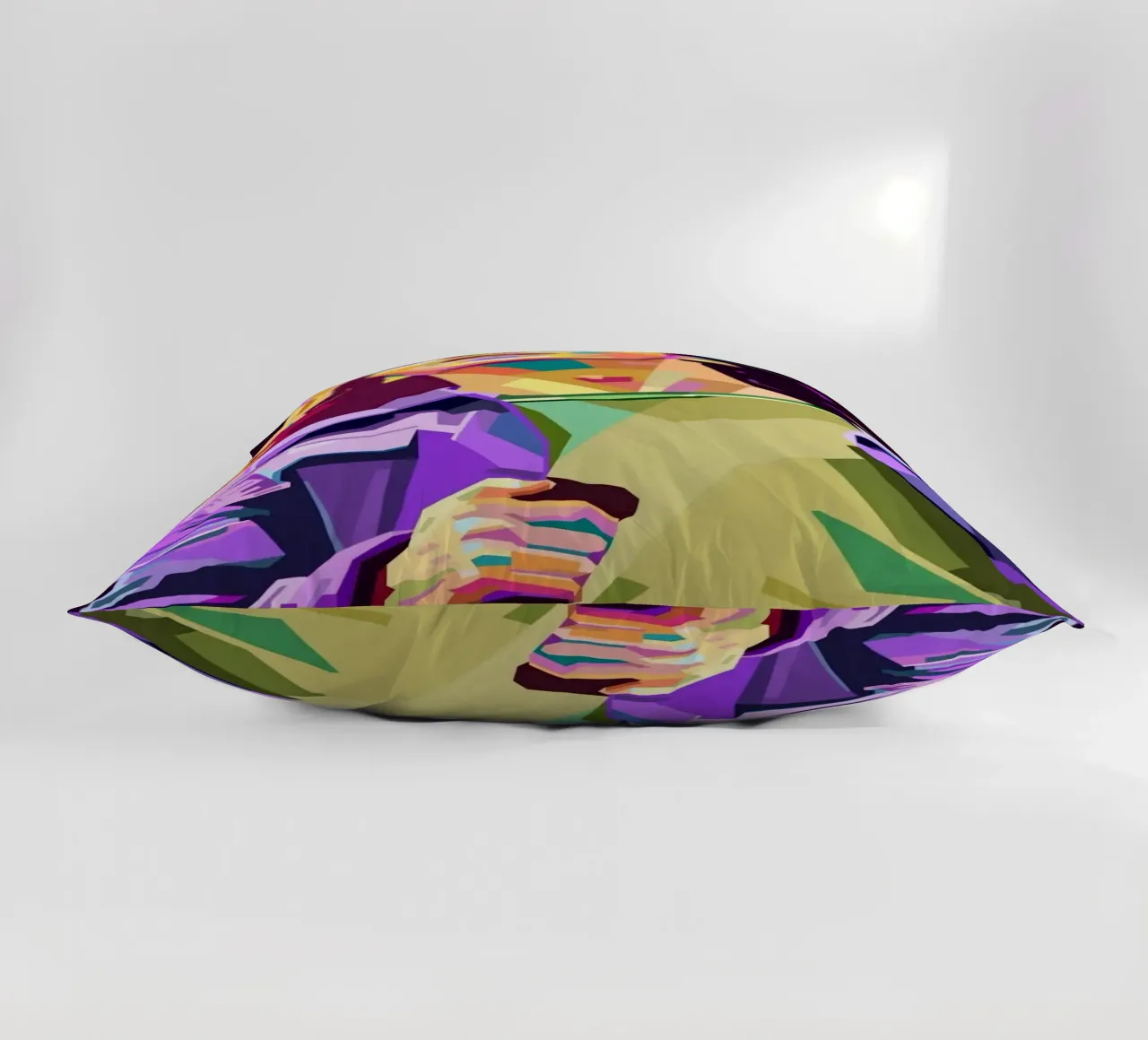 Eddie Vedder pop art portrait cuscino da Hantamrata