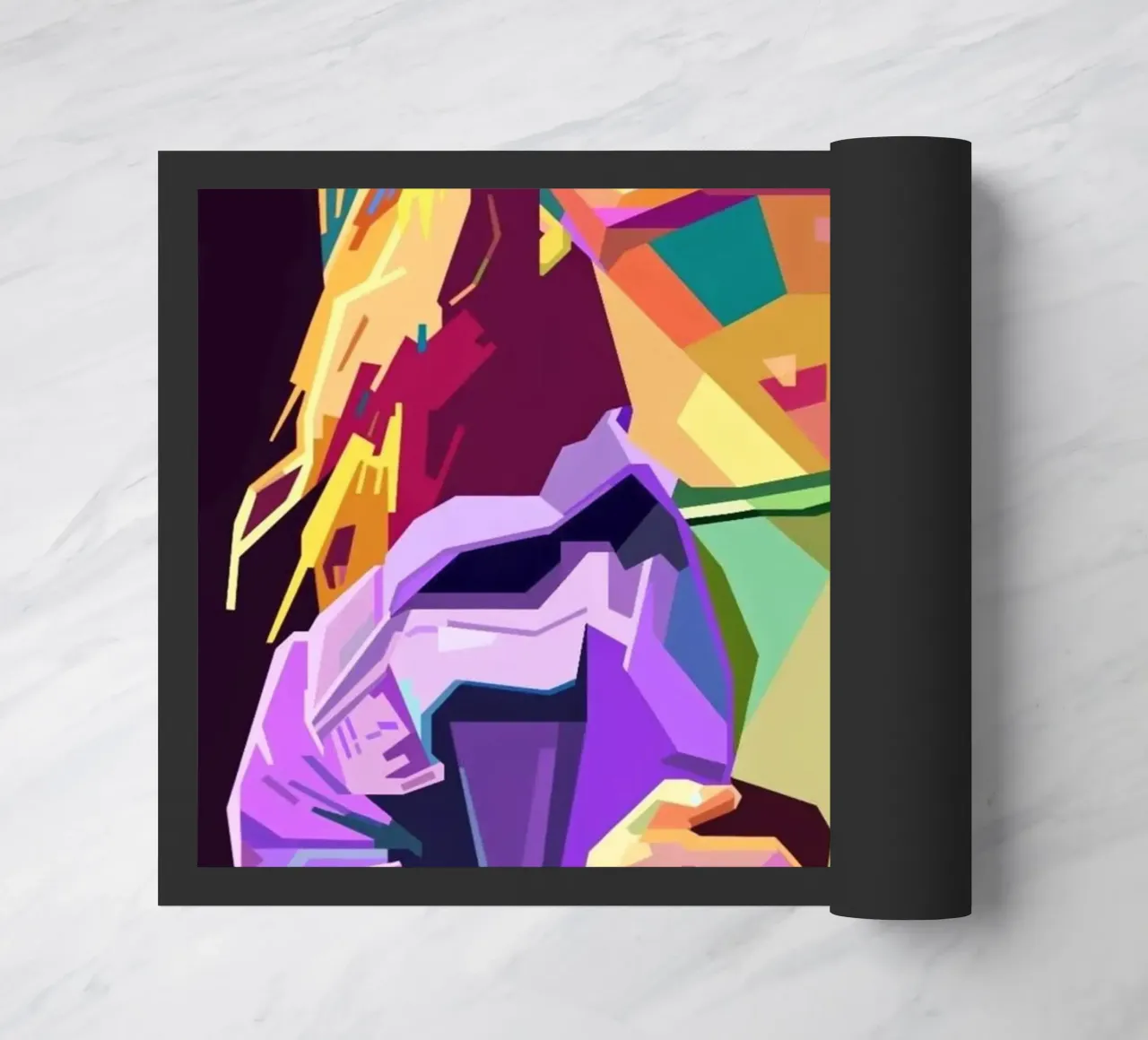 Eddie Vedder pop art portrait zerbino da Hantamrata