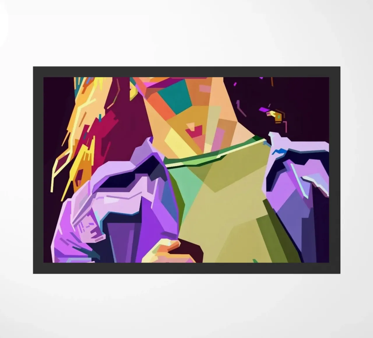 Eddie Vedder pop art portrait zerbino da Hantamrata