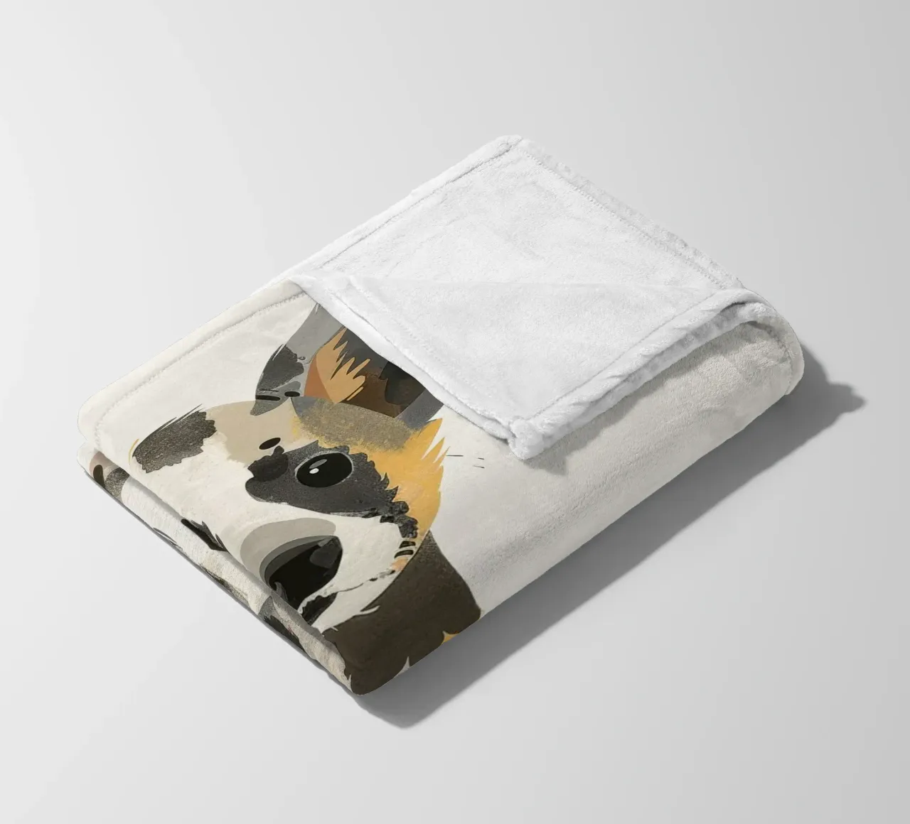 Illustrazione di un cucciolo di cane selvatico africano coperta in pile da DesignDoodle
