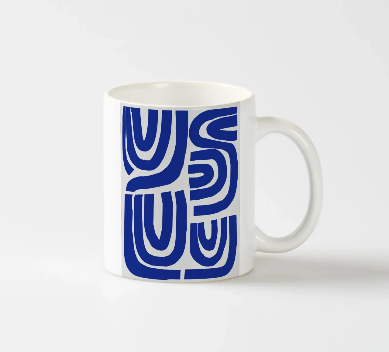 S & U blu 02 tazza in ceramica da Little Dean
