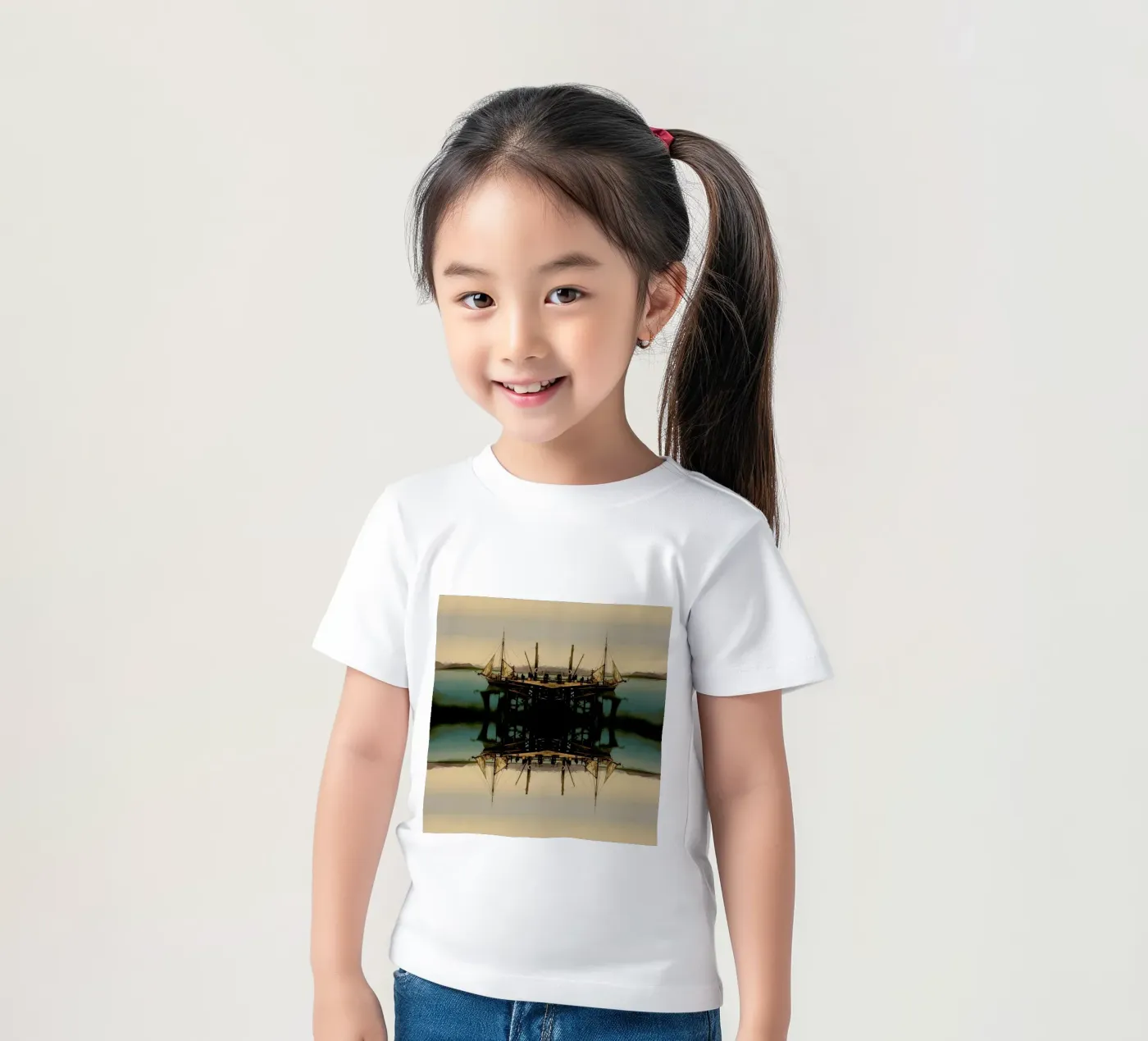 Ship t-shirt bambini da The Gently Unfurling Sneak