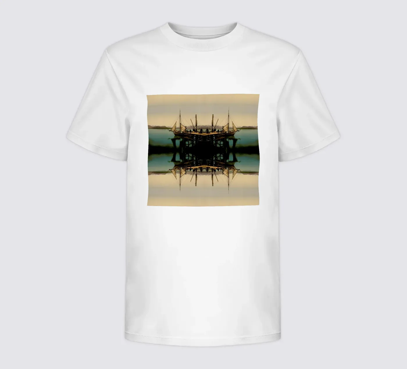 Ship t-shirt bambini da The Gently Unfurling Sneak