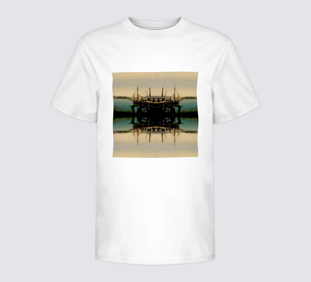 Ship t-shirt bambini da The Gently Unfurling Sneak