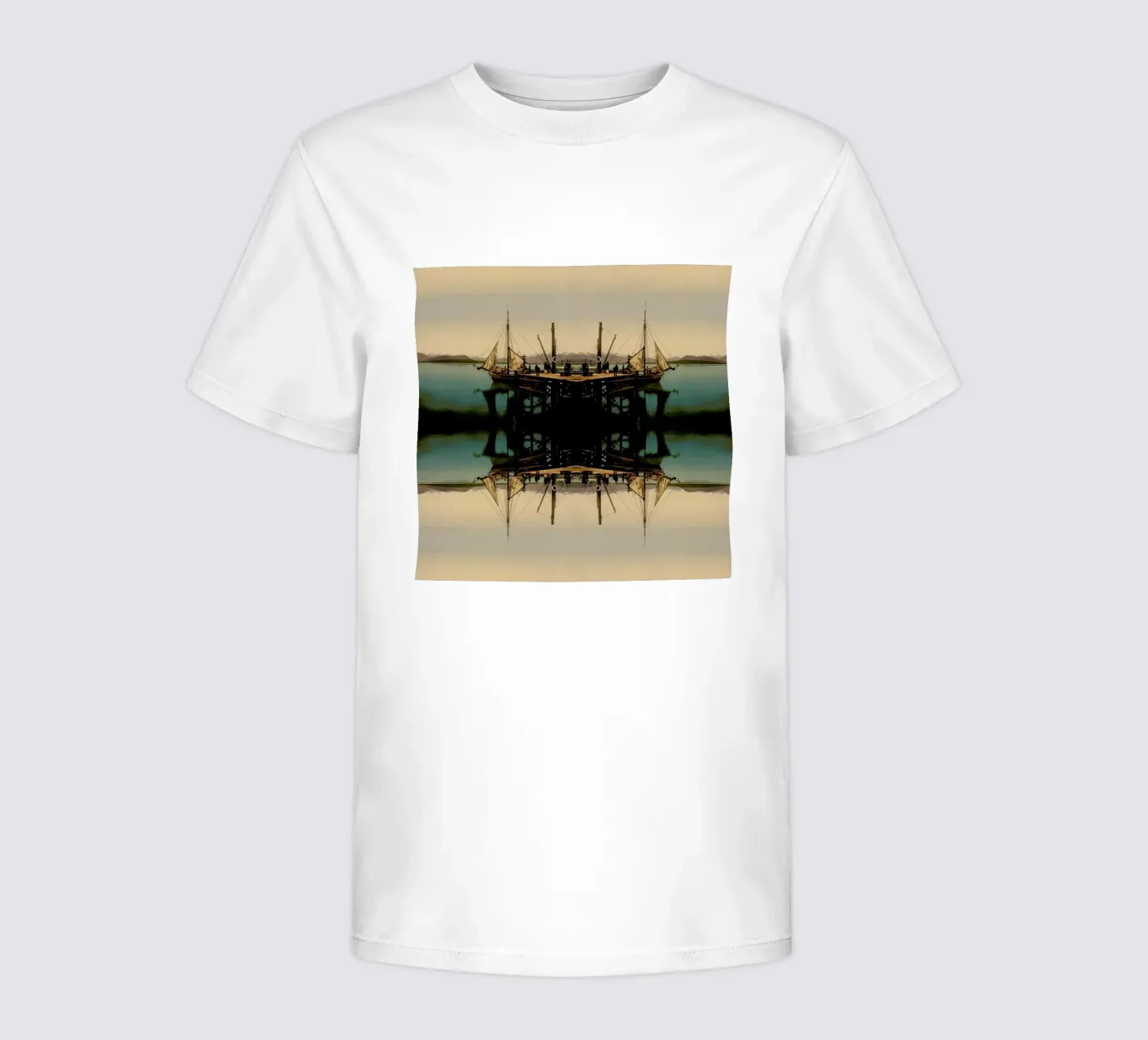 Ship t-shirt bambini da The Gently Unfurling Sneak