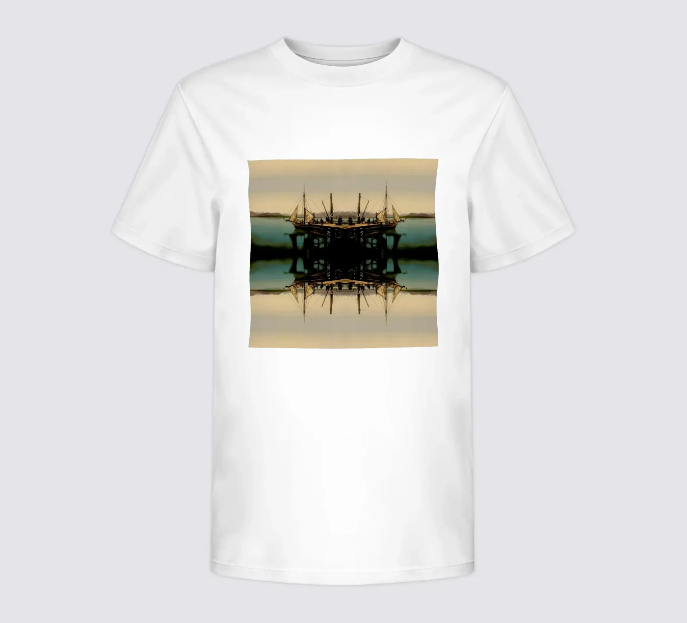 Ship t-shirt bambini da The Gently Unfurling Sneak