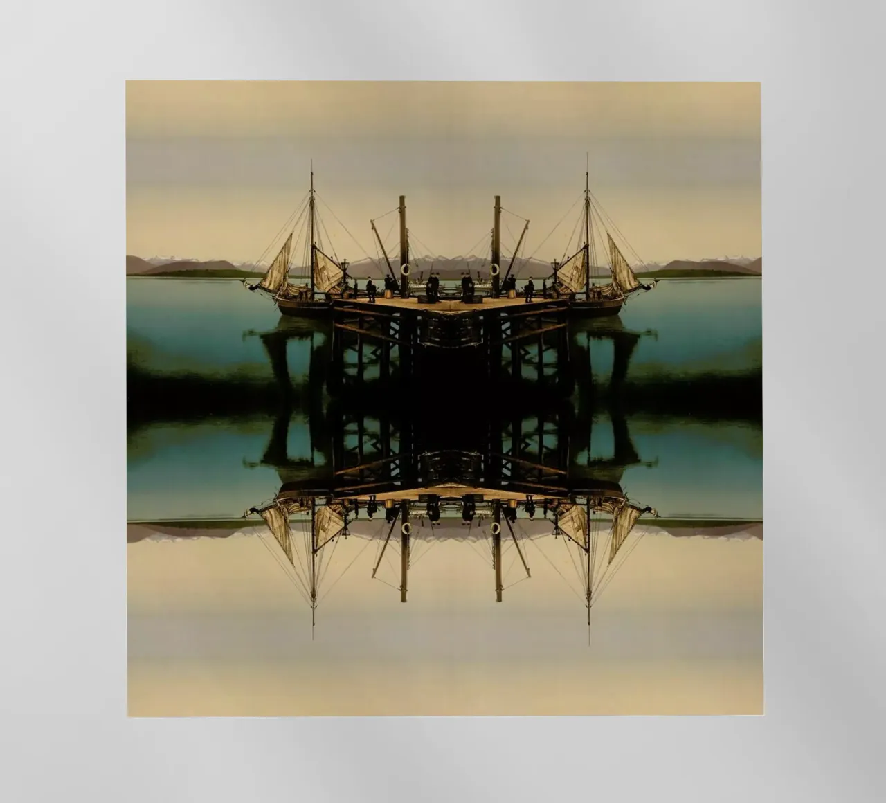 Ship pellicola backlit da The Gently Unfurling Sneak