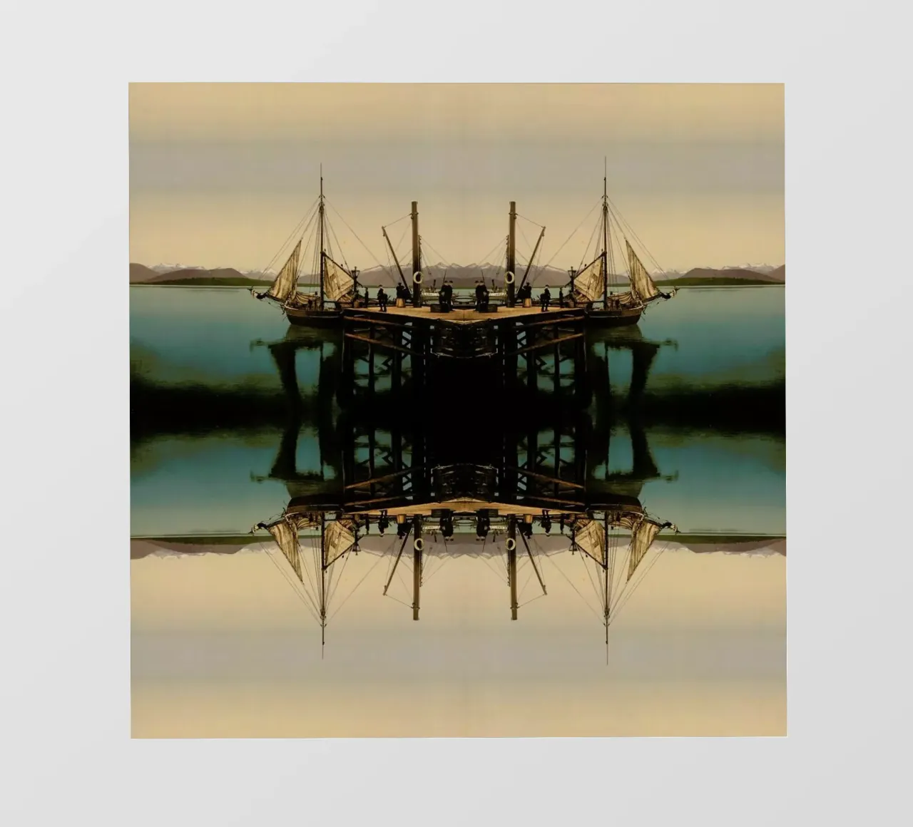 Ship pellicola backlit da The Gently Unfurling Sneak