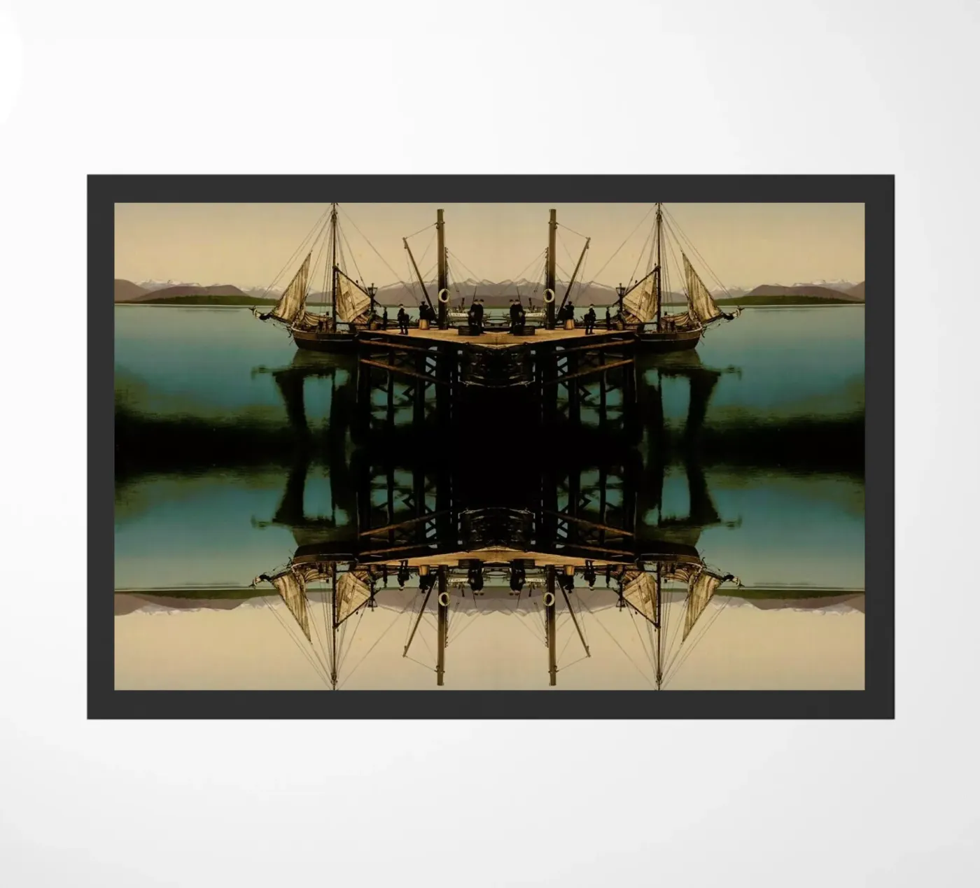 Ship doormat by The Gently Unfurling Sneak