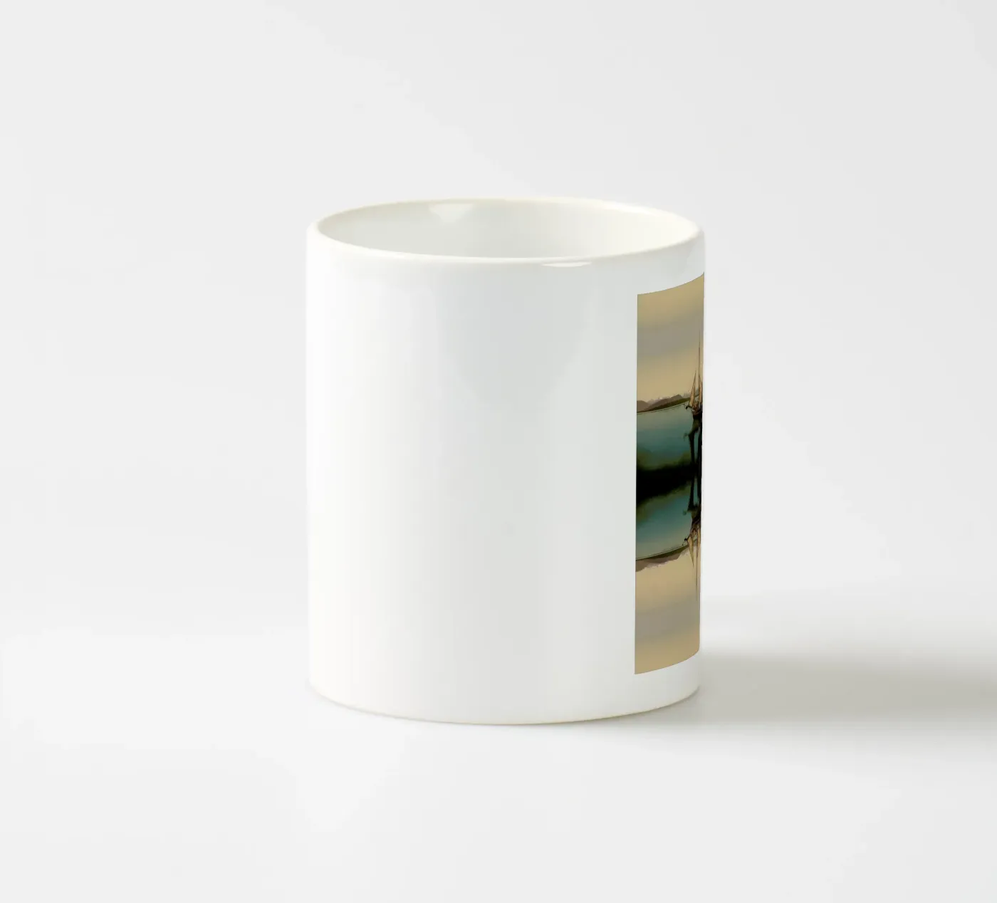Ship ceramic mug by The Gently Unfurling Sneak