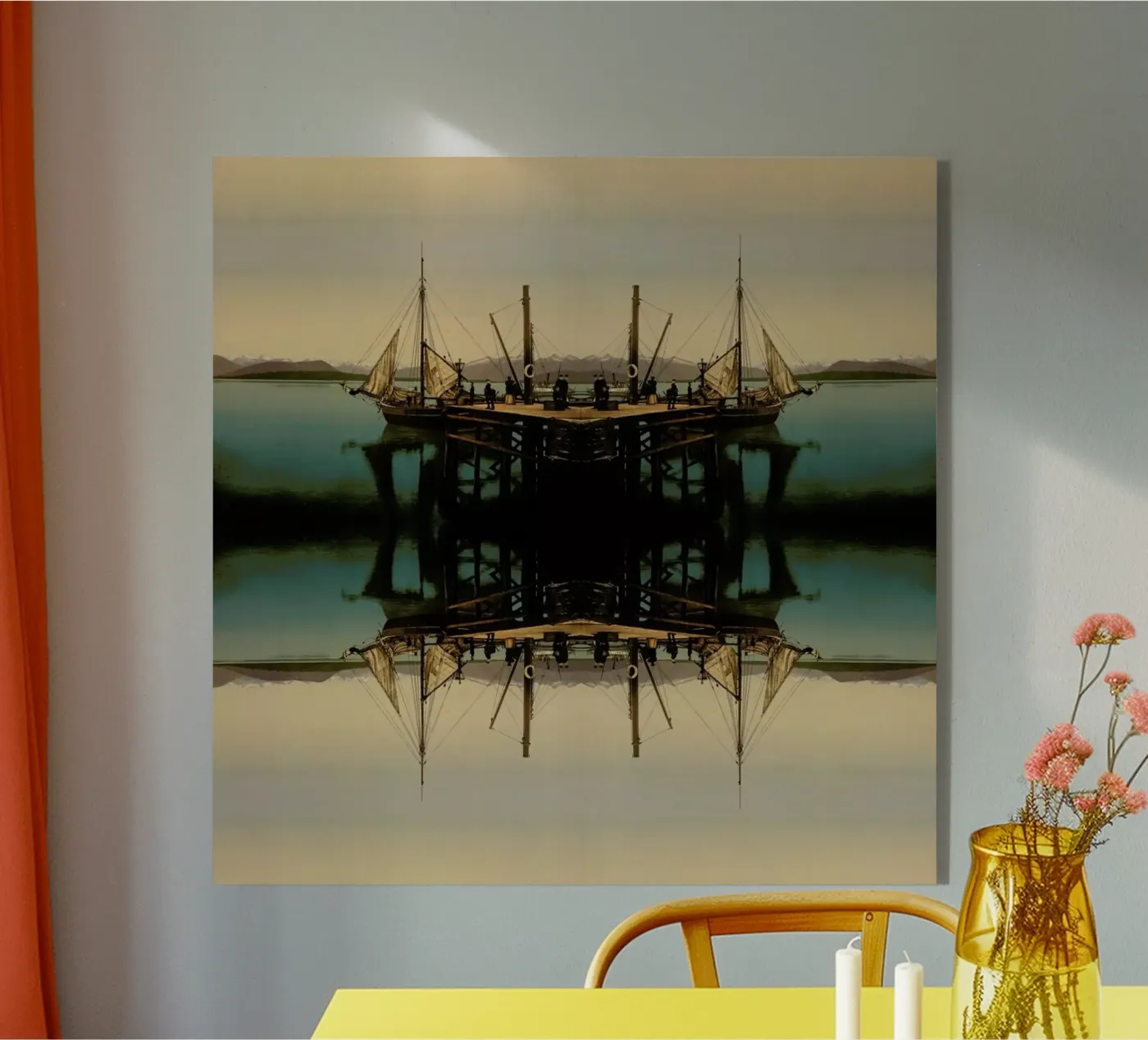 Ship Acryl-Glas von The Gently Unfurling Sneak