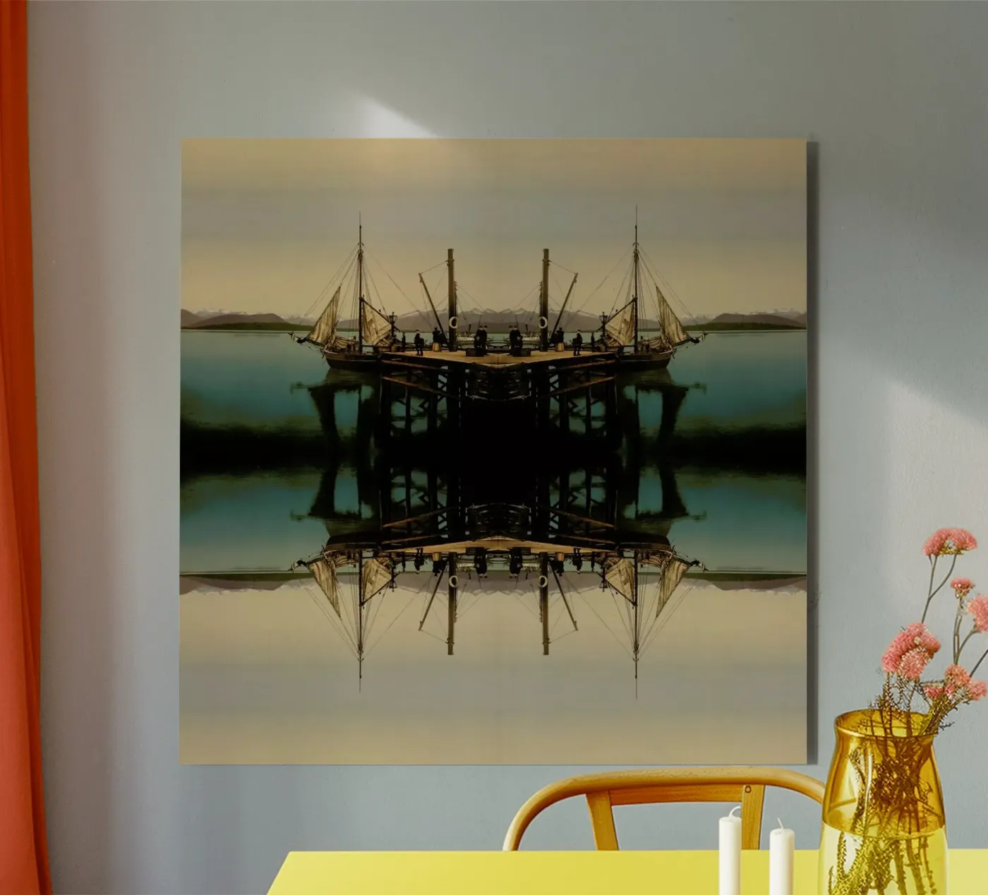 Ship alluminio dibond da The Gently Unfurling Sneak