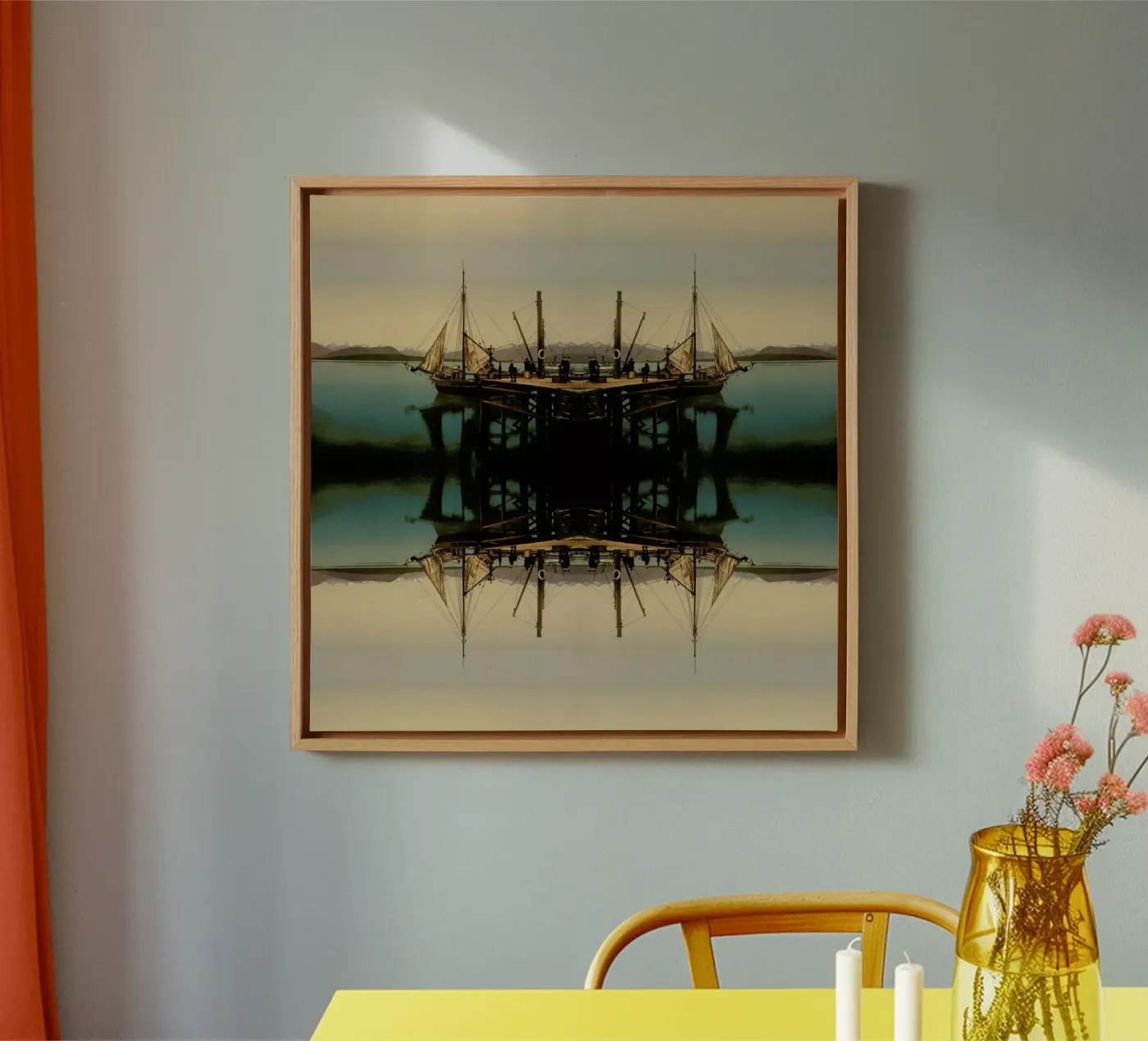 Ship canvas by The Gently Unfurling Sneak