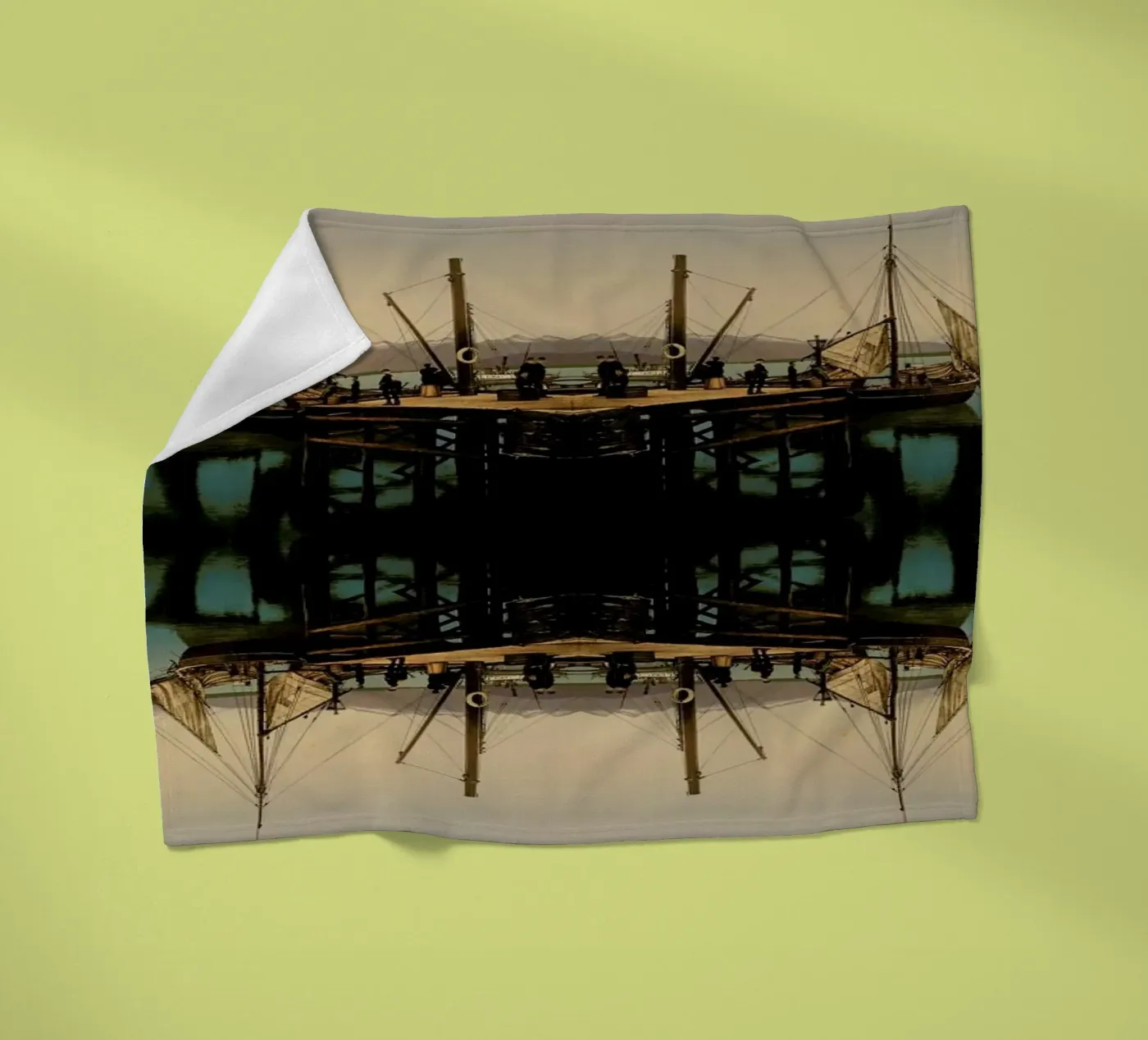 Ship plaid polaire de The Gently Unfurling Sneak