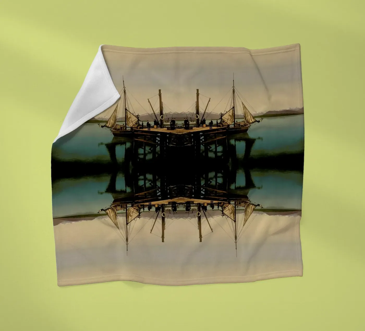 Ship plaid polaire de The Gently Unfurling Sneak