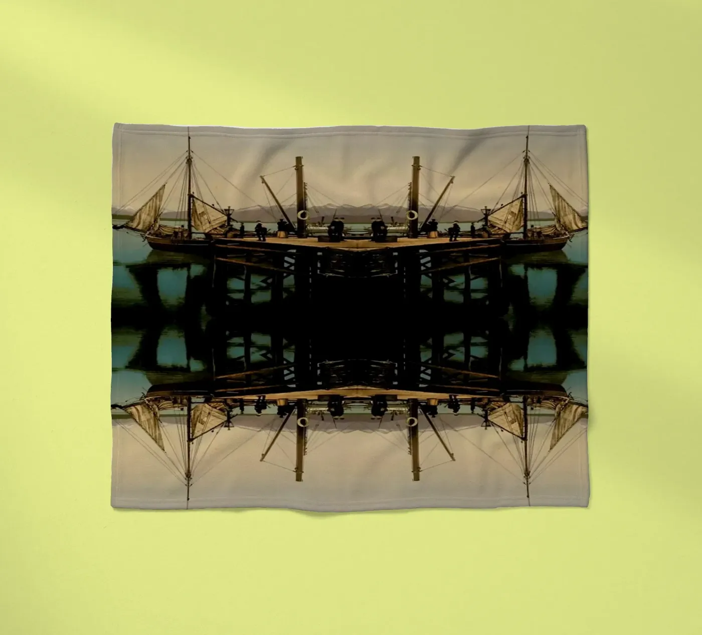 Ship plaid polaire de The Gently Unfurling Sneak