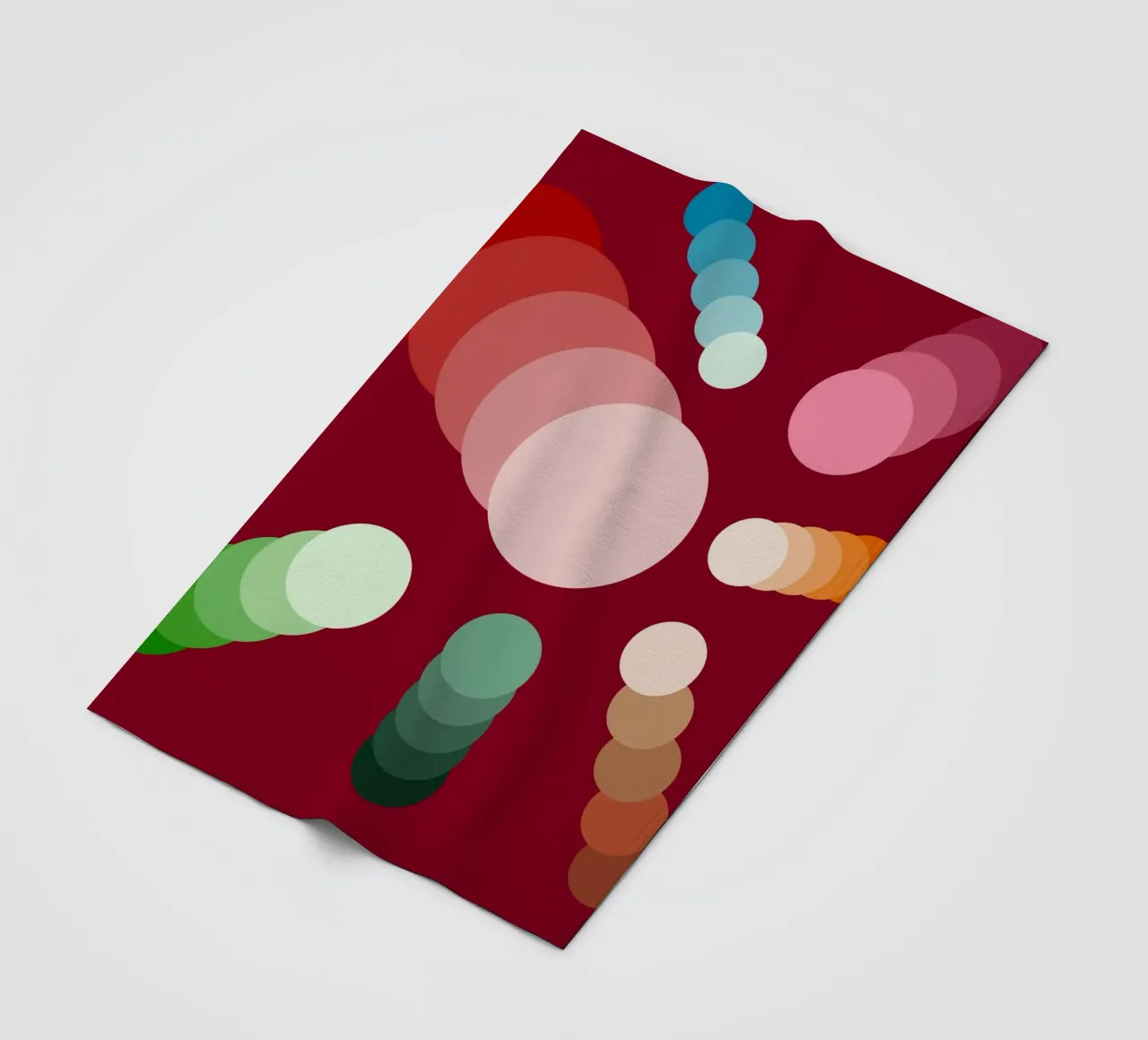 Póster Colores pastel - Arte abstracto moderno manta de franela de StrindesignStudio
