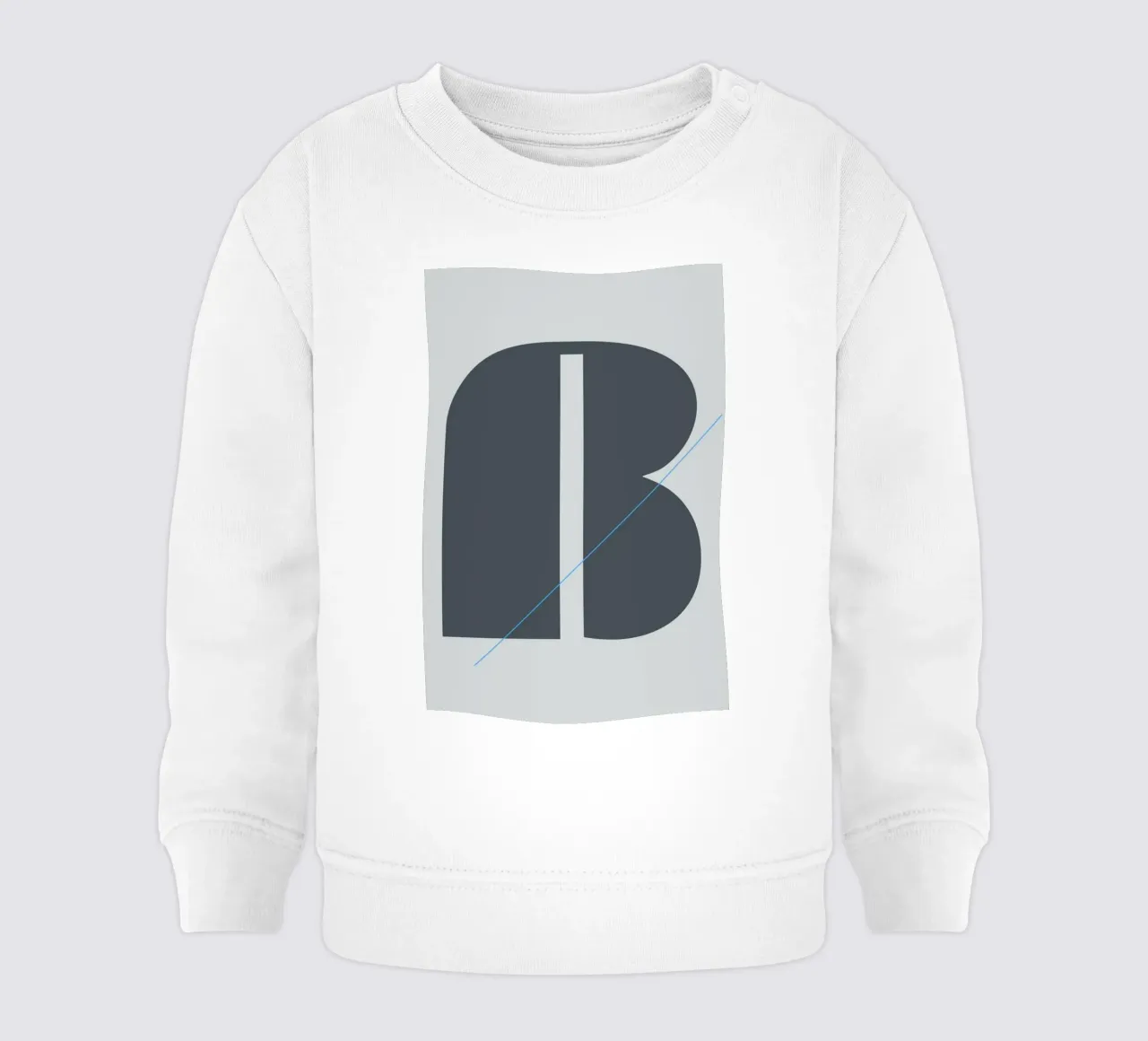 Eszet in grey sudadera de bebé de Oh Darling