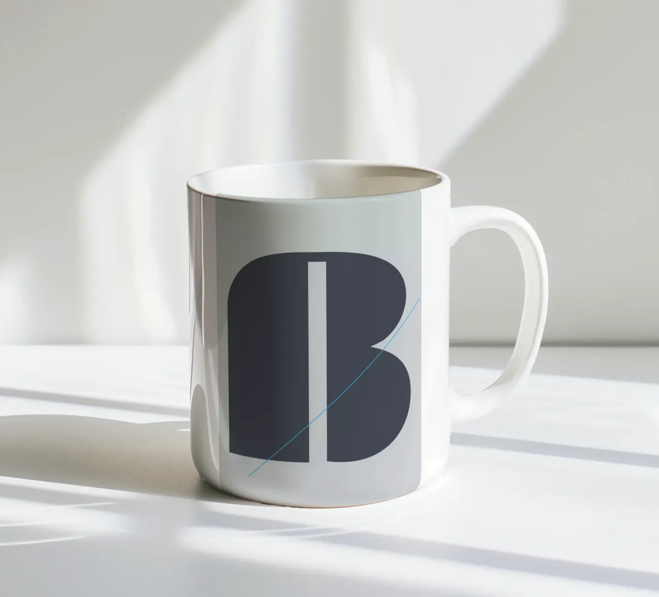 Eszet in grey tazza in ceramica da Oh Darling