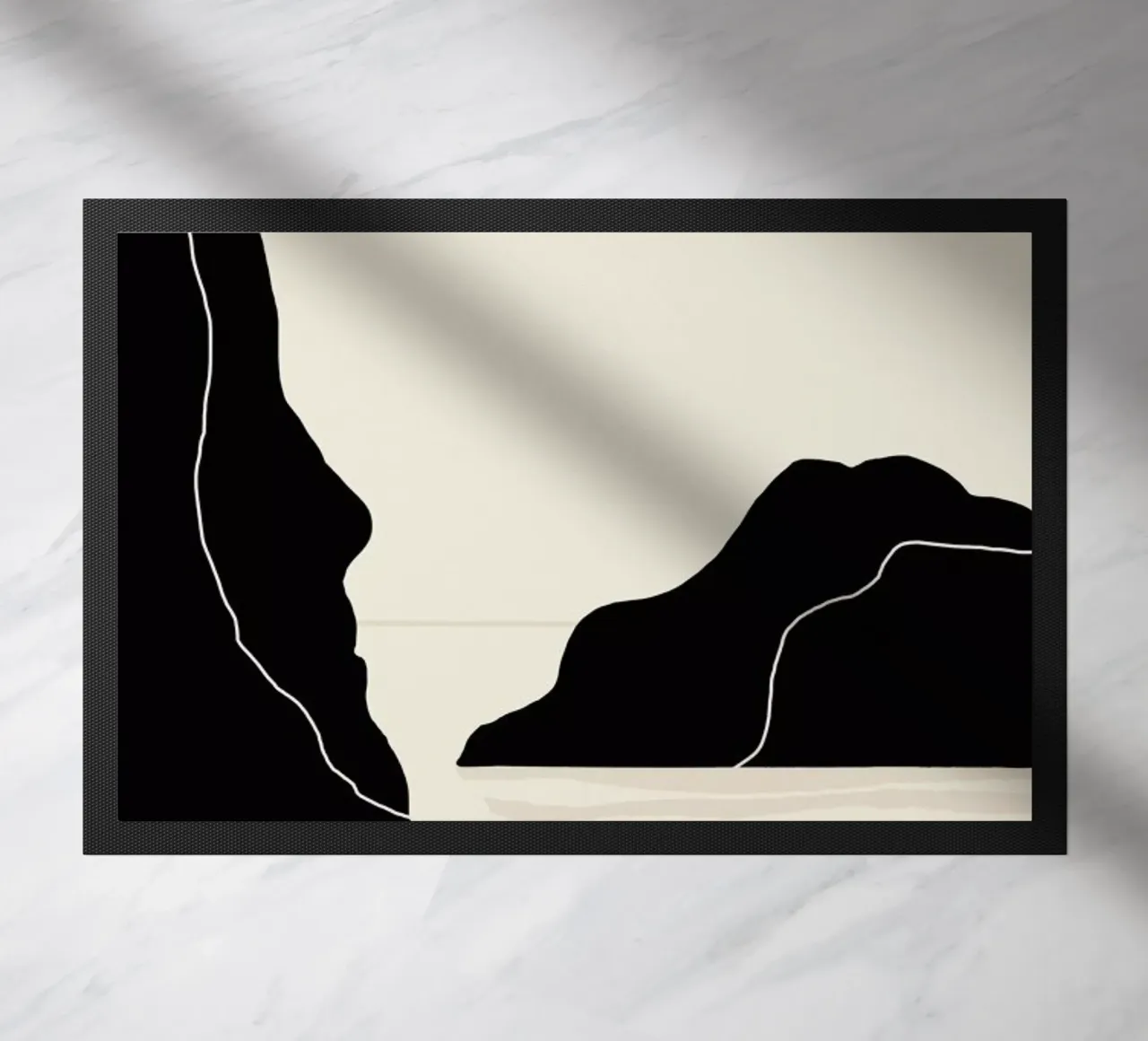 Midnight Ocean doormat by Graphite