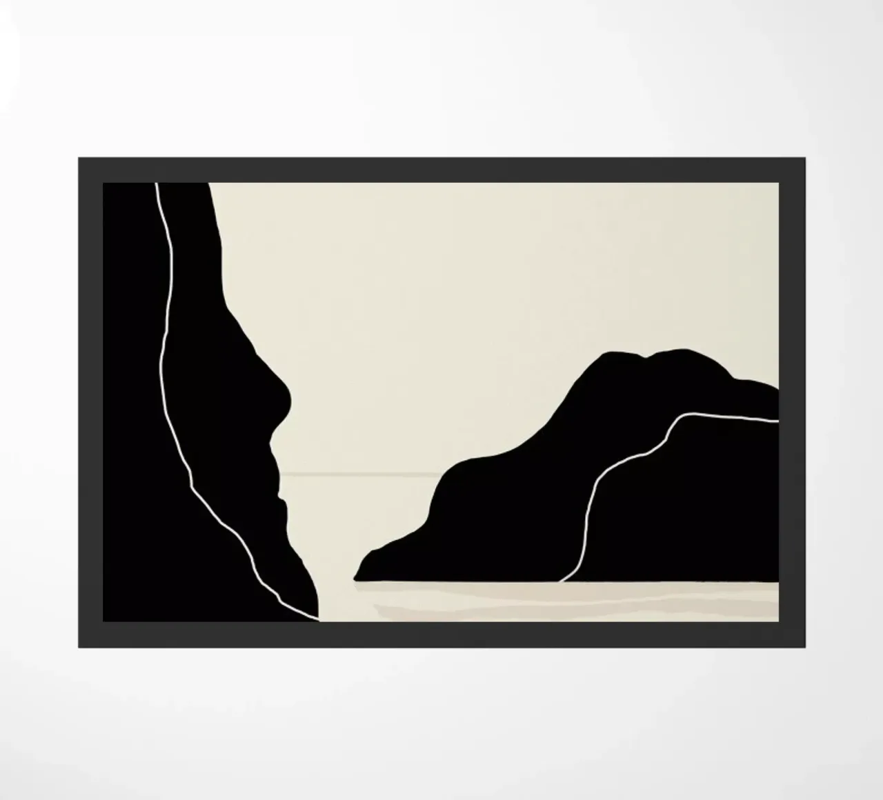 Midnight Ocean doormat by Graphite