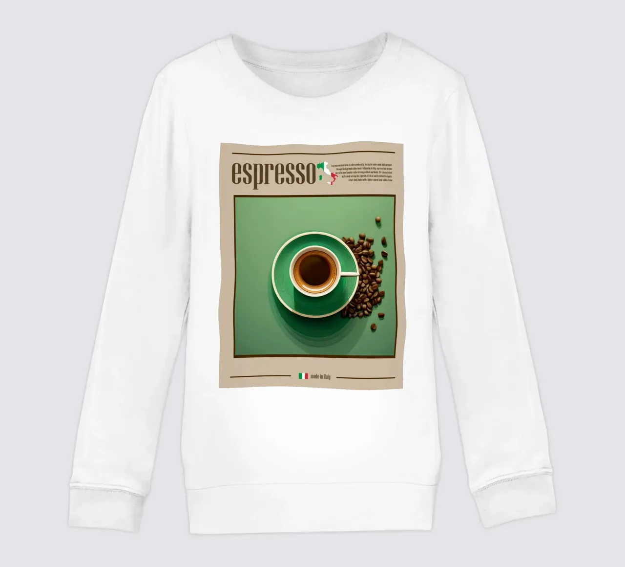 Espresso felpa bambino da cosmos studio