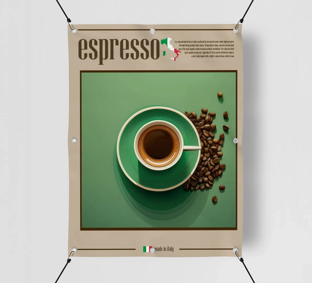 Espresso telo in pvc da cosmos studio