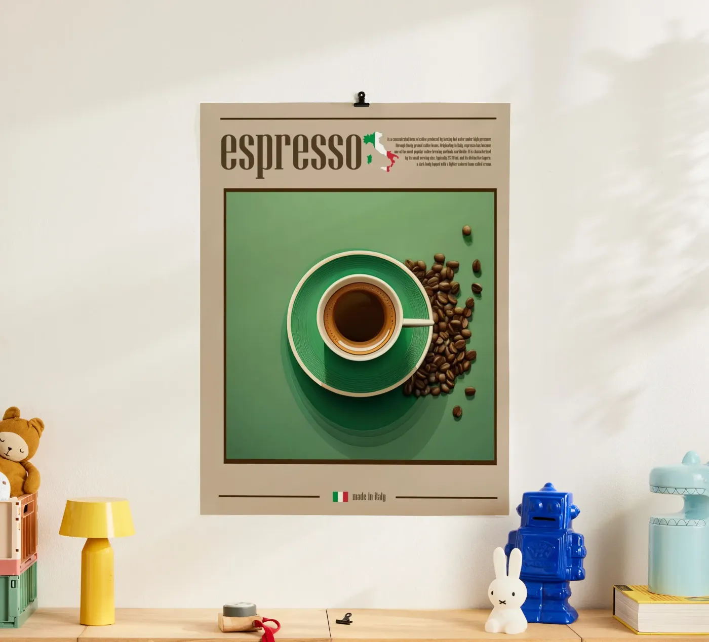Espresso Poster von cosmos studio