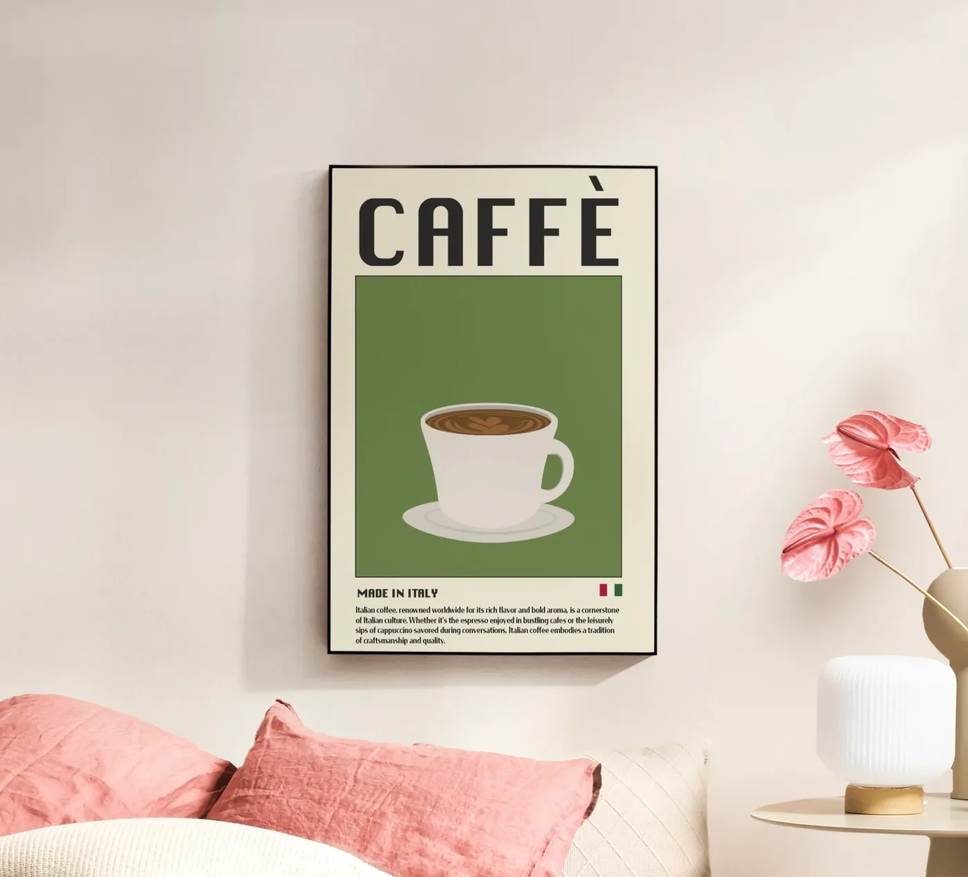 Caffè dall'Italia plexiglass da cosmos studio