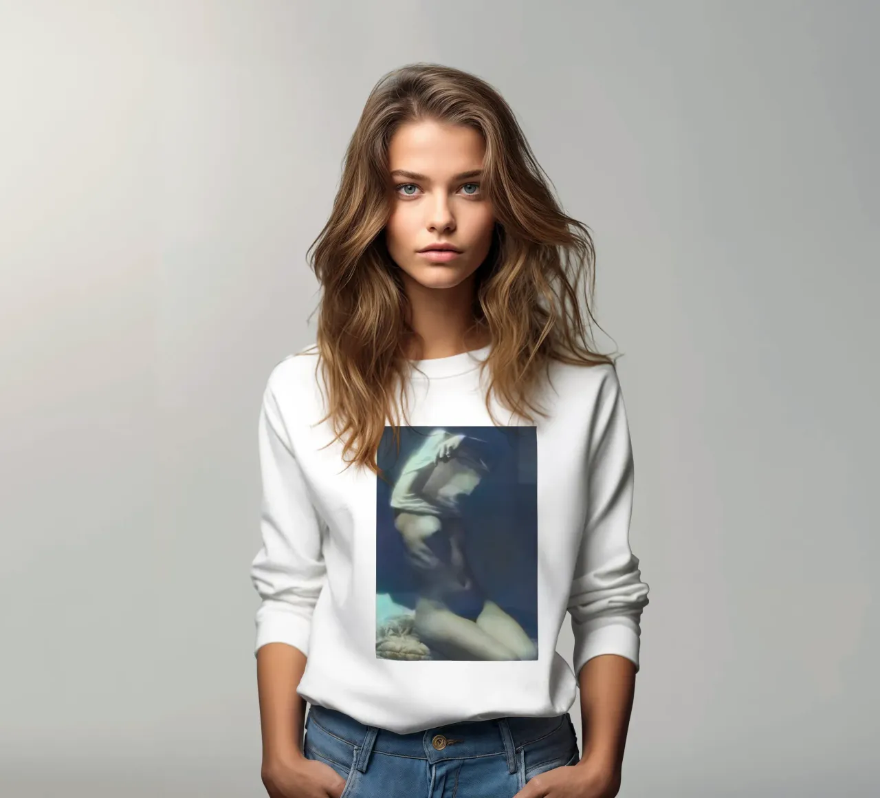Slaapritueel | Press Play Kunstdruk Remix sweatshirt van Press Play Art Prints