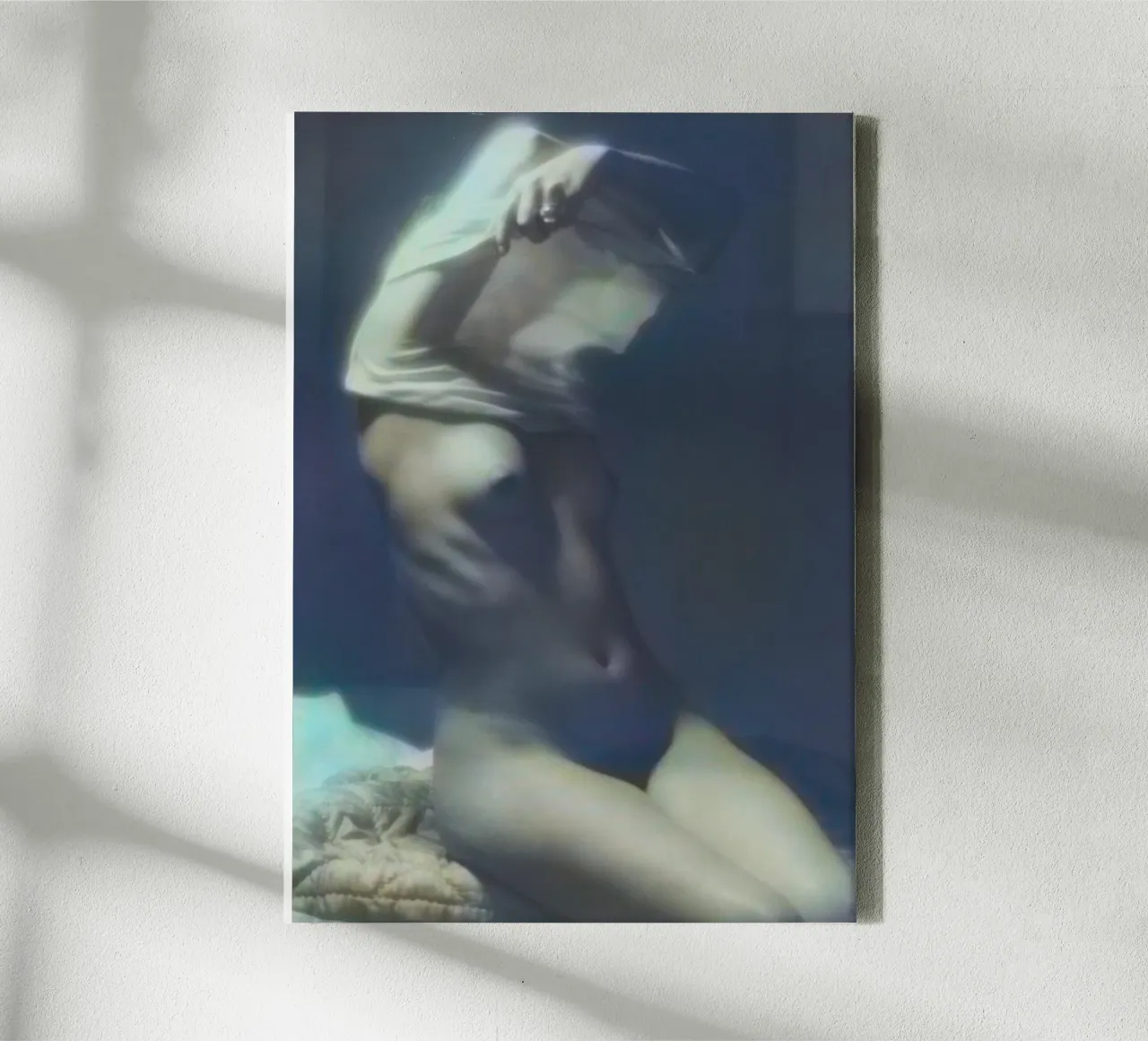 Rituale del sonno | Press Play Art Print Remix tela con Cornice a cassetta da Press Play Art Prints