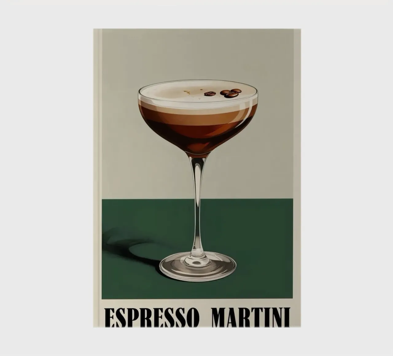 Espresso martini notebook by cosmos studio
