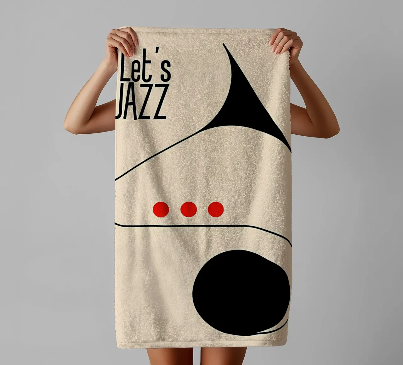 Jazz toalla de baño de kichirou