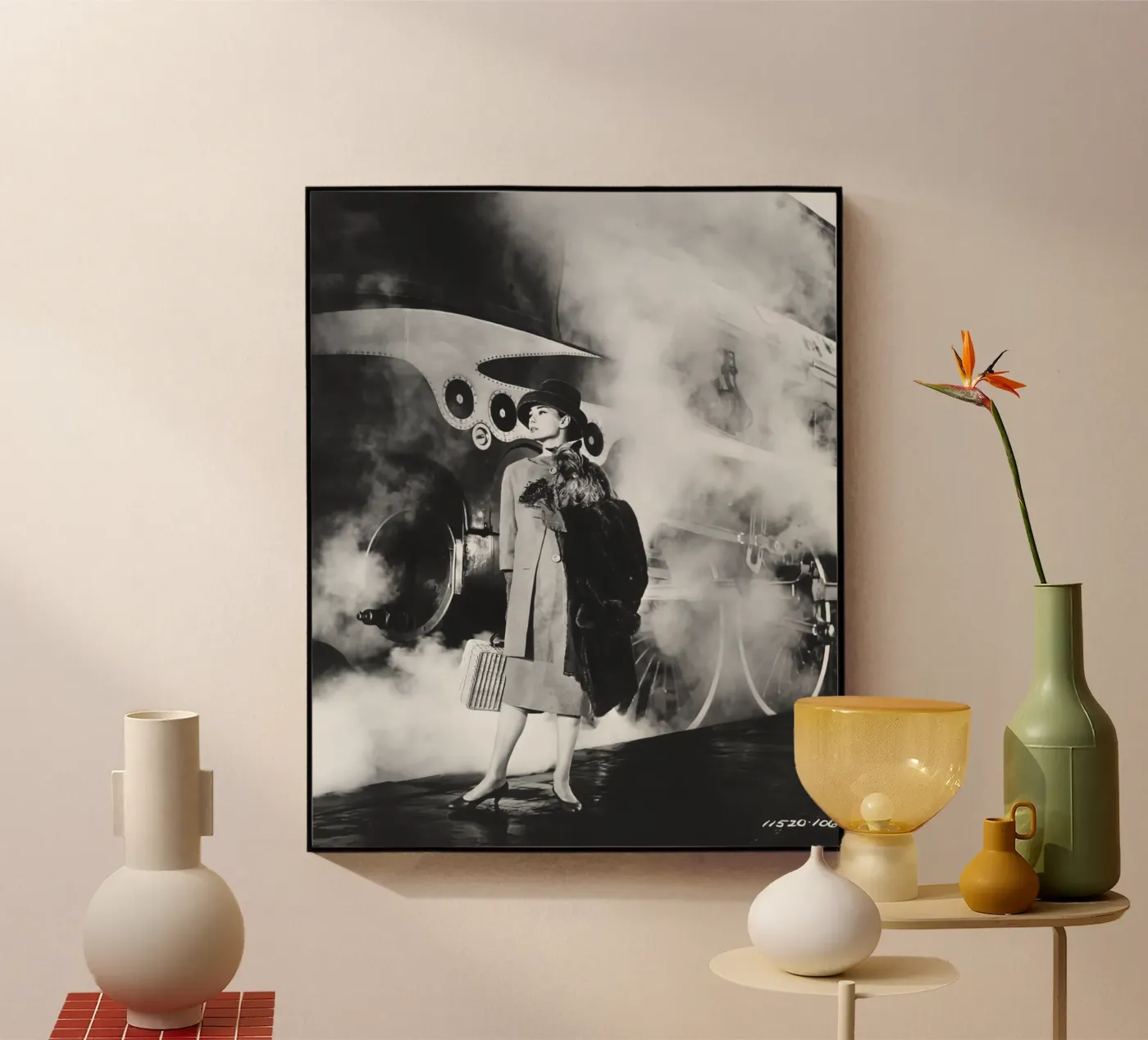 Audrey e il motore plexiglass da Lorraine Mooore