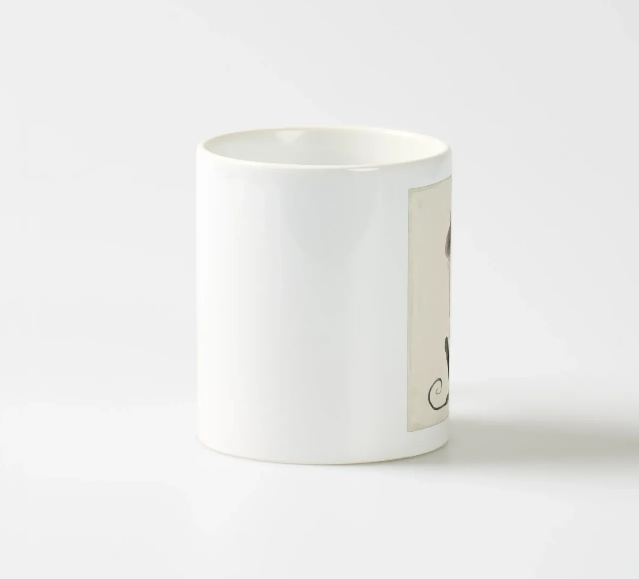 Illustrazione stilizzata di un babbuino tazza in ceramica da DesignDoodle