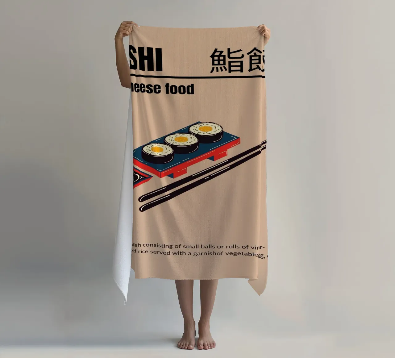 Sushi dal Giappone telo mare da cosmos studio