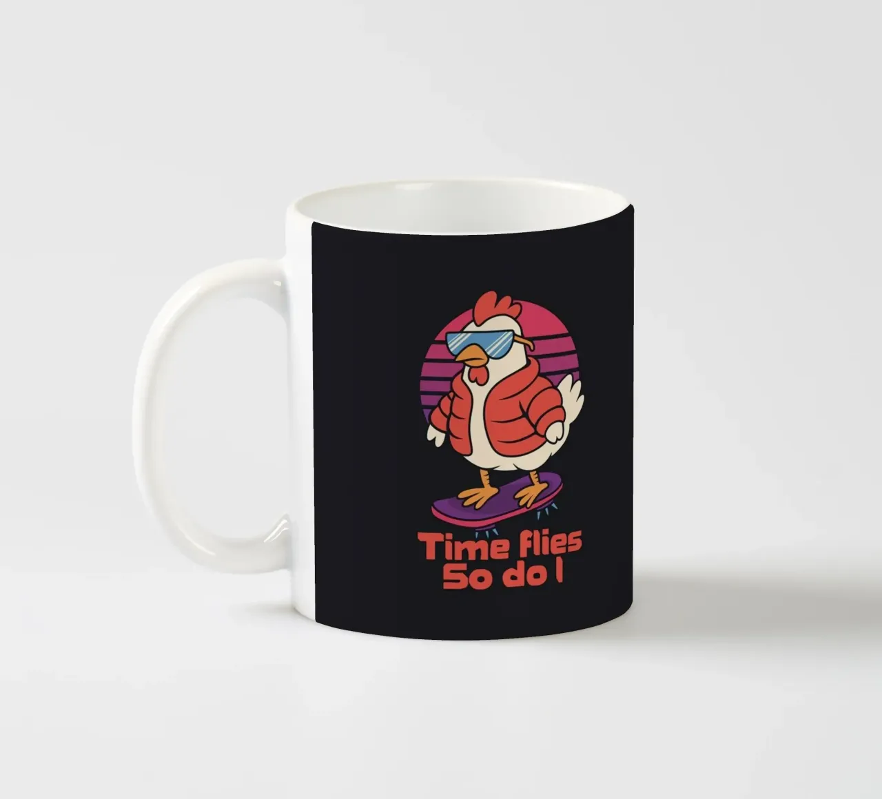 Il tempo vola... Anche io tazza in ceramica da Loobs