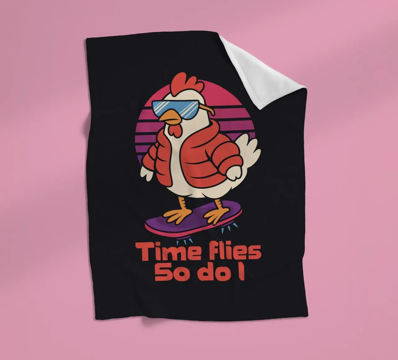Il tempo vola... Anche io coperta in pile da Loobs