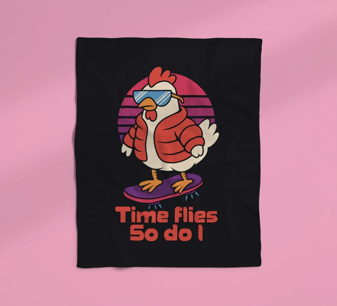 Il tempo vola... Anche io coperta in pile da Loobs
