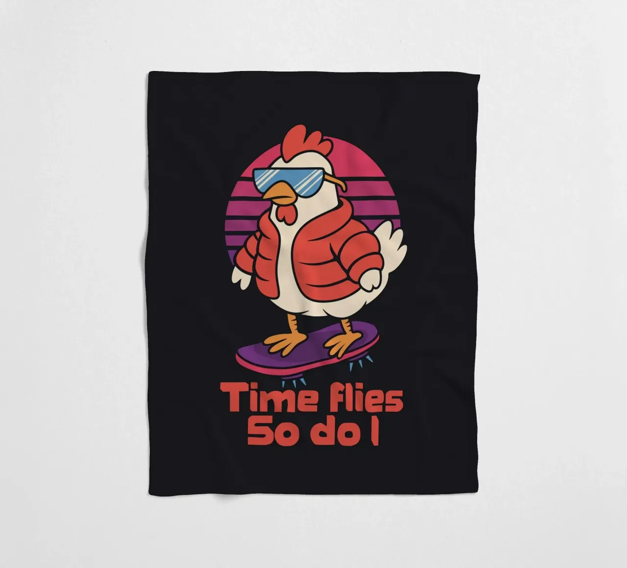 Il tempo vola... Anche io coperta in pile da Loobs