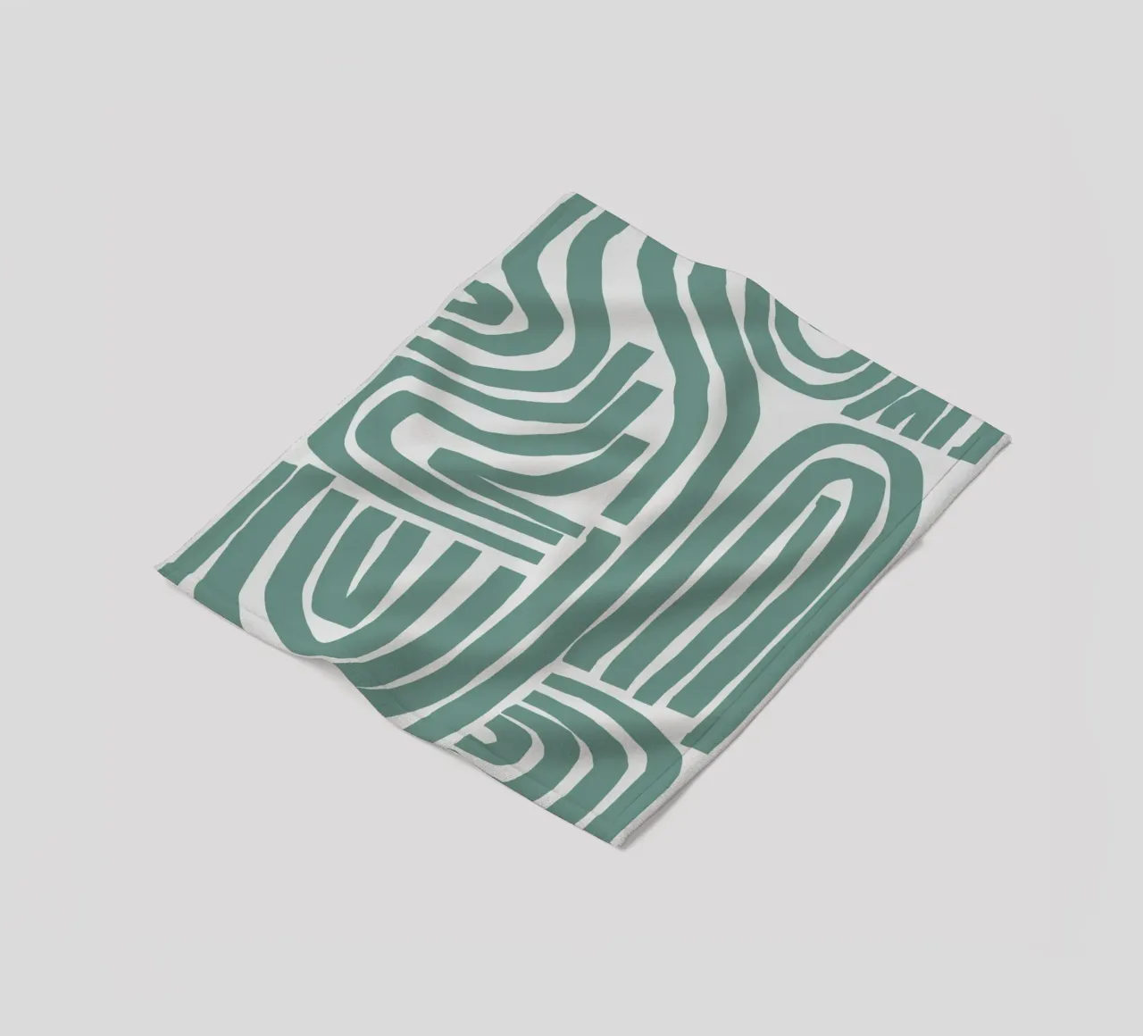 S & U verde acqua coperta in pile da Little Dean