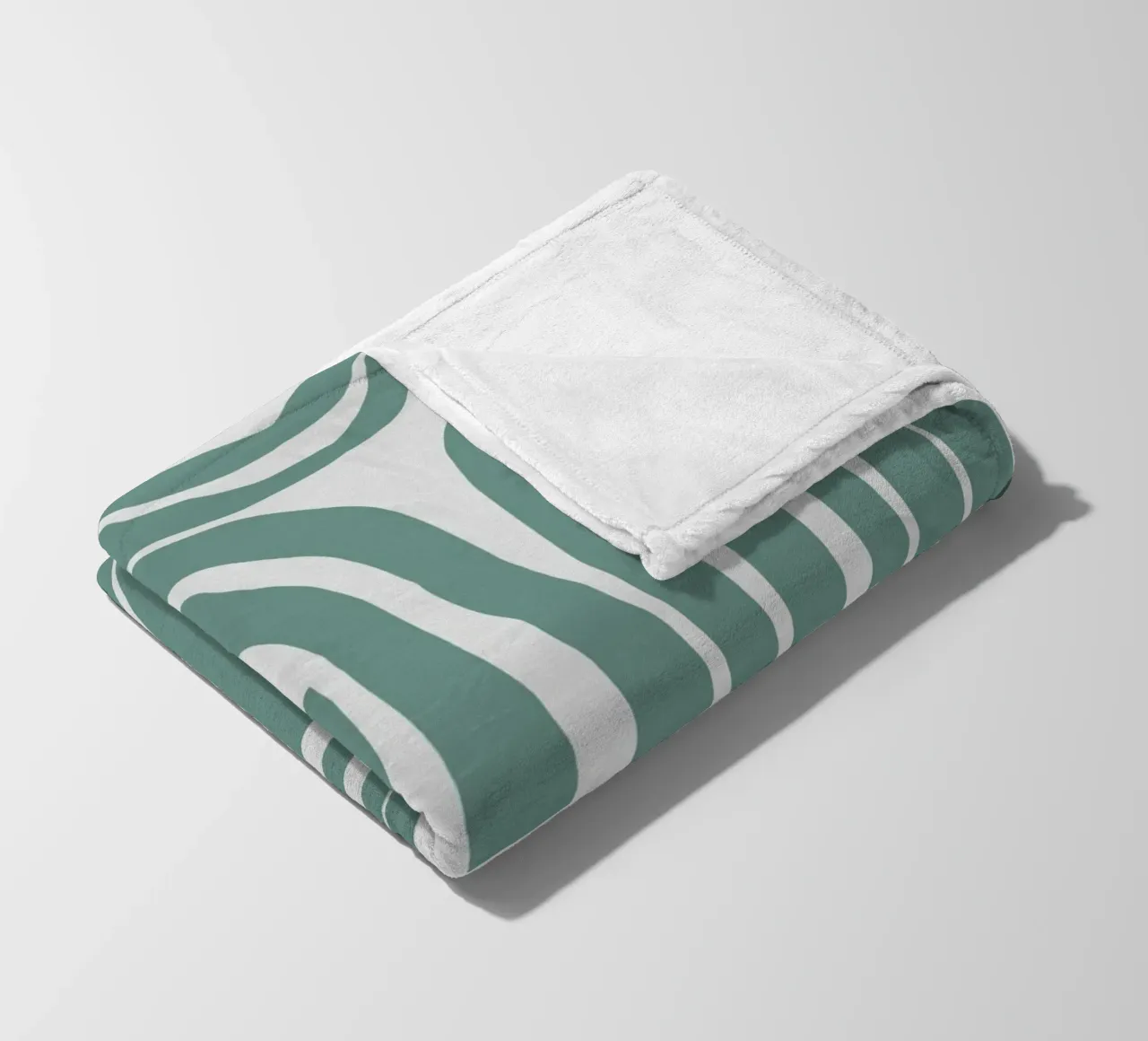 S & U verde acqua coperta in pile da Little Dean
